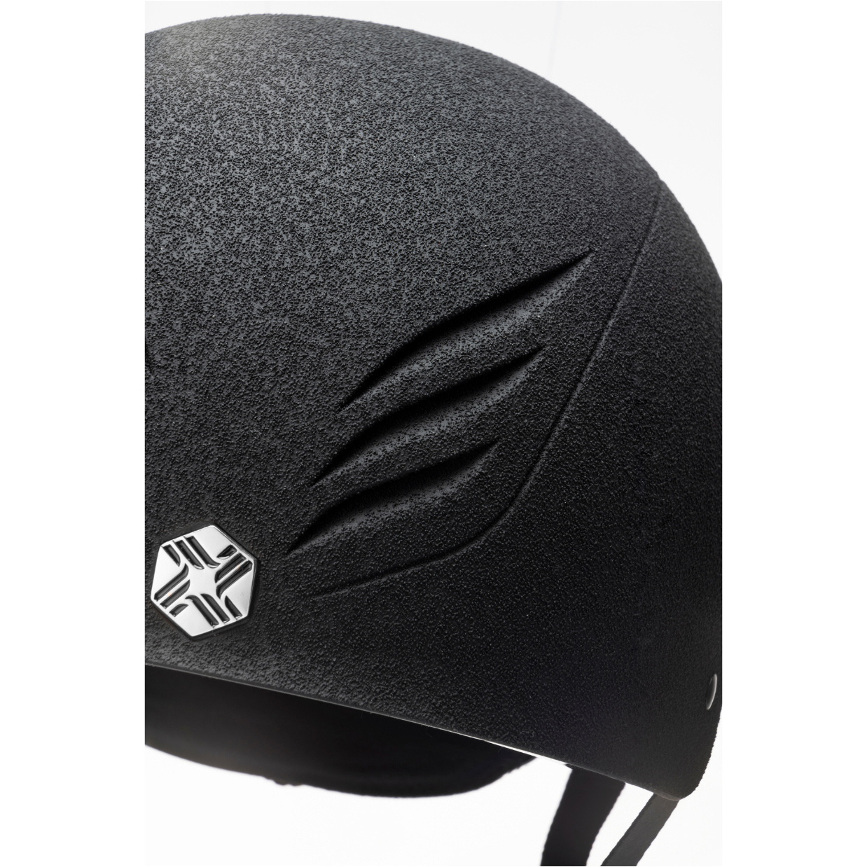 2025 Charles Owen Phoenix Helmet PHXBS - Black Silver